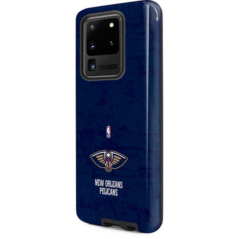 NBA New Orleans Pelicans Distressed Galaxy S20 Ultra 5G Pro Case