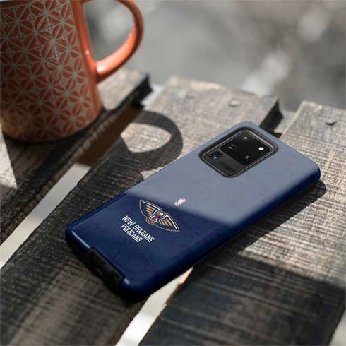 NBA New Orleans Pelicans Distressed Galaxy S20 Ultra 5G Pro Case
