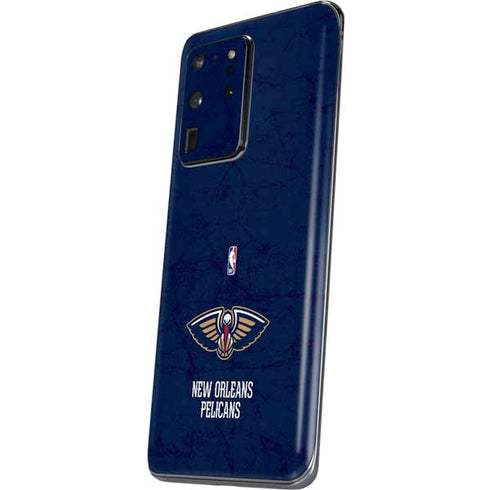 NBA New Orleans Pelicans Distressed Galaxy S20 Ultra 5G Skin