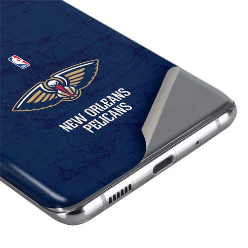 NBA New Orleans Pelicans Distressed Galaxy S20 Ultra 5G Skin
