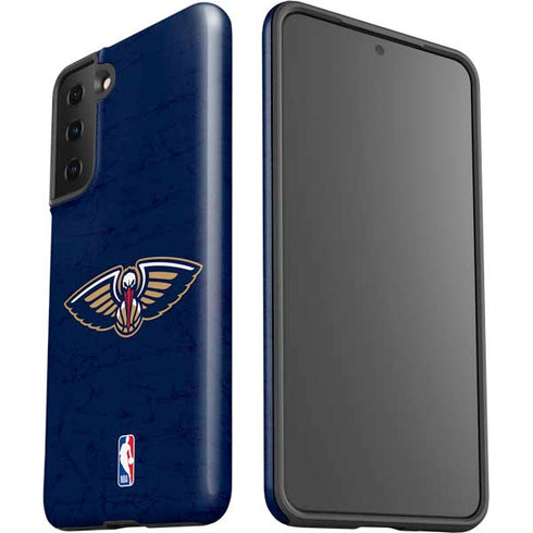 NBA New Orleans Pelicans Distressed Galaxy S21 Plus 5G Pro Case