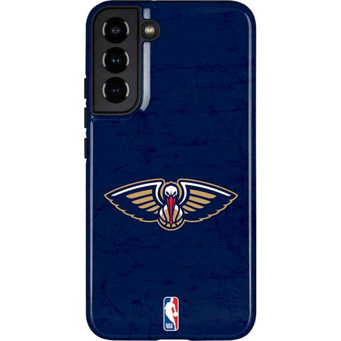 NBA New Orleans Pelicans Distressed Galaxy S22 Plus Pro Case