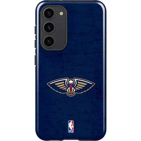 NBA New Orleans Pelicans Distressed Galaxy S23 Plus Pro Case