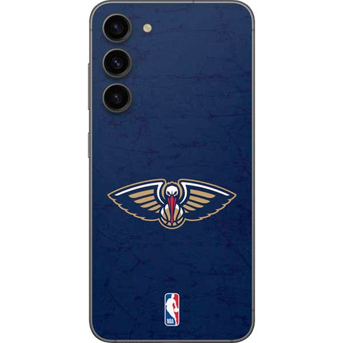 NBA New Orleans Pelicans Distressed Galaxy S23 Plus Skin