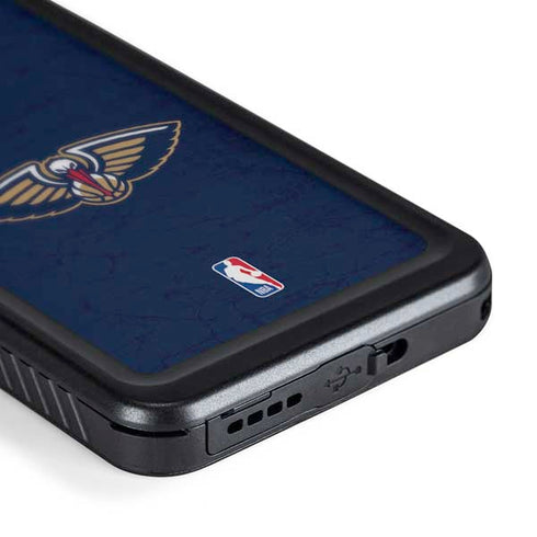 NBA New Orleans Pelicans Distressed Galaxy S23 Plus Waterproof Case