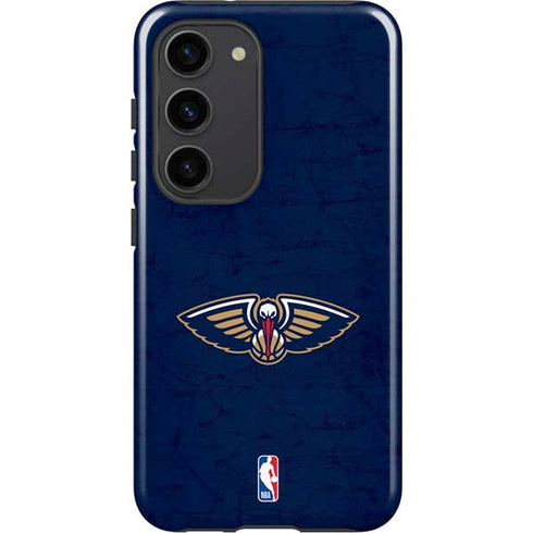 NBA New Orleans Pelicans Distressed Galaxy S23 Pro Case