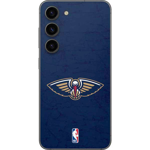 NBA New Orleans Pelicans Distressed Galaxy S23 Skin