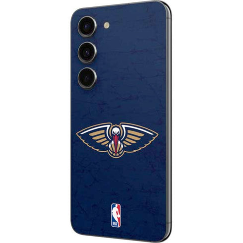 NBA New Orleans Pelicans Distressed Galaxy S23 Skin