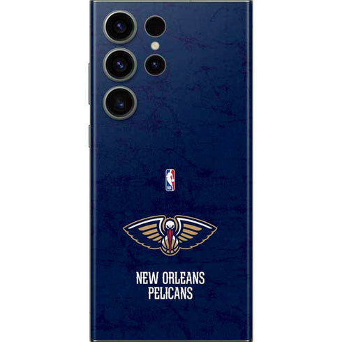 NBA New Orleans Pelicans Distressed Galaxy S23 Ultra Skin