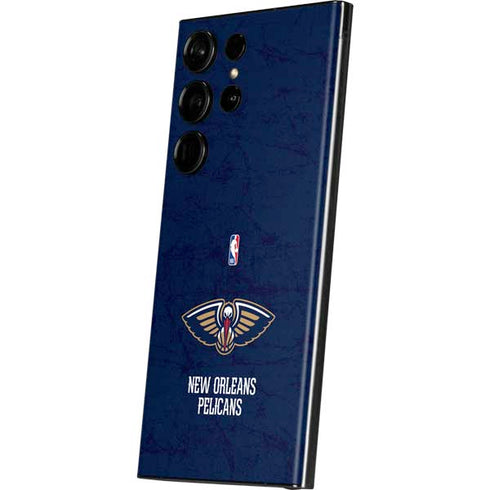 NBA New Orleans Pelicans Distressed Galaxy S23 Ultra Skin