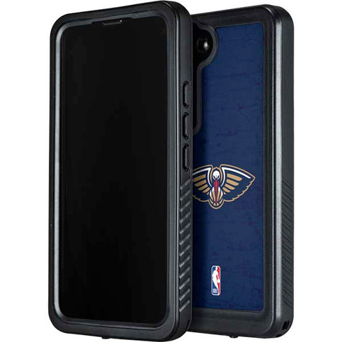 NBA New Orleans Pelicans Distressed Galaxy S23 Waterproof Case