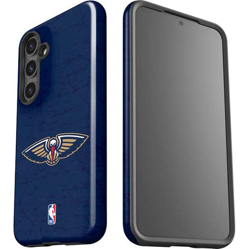 NBA New Orleans Pelicans Distressed Galaxy S24 Plus Impact Case