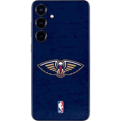 NBA New Orleans Pelicans Distressed Galaxy S24 Plus Skin