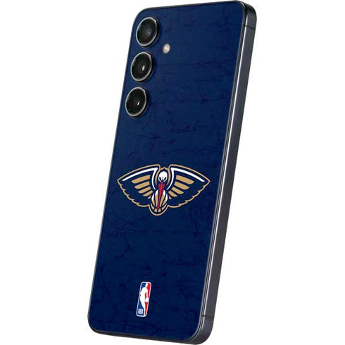 NBA New Orleans Pelicans Distressed Galaxy S24 Plus Skin