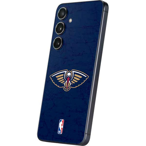NBA New Orleans Pelicans Distressed Galaxy S24 Skin