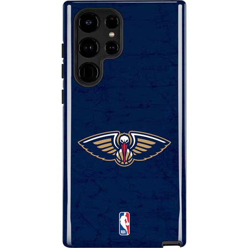 NBA New Orleans Pelicans Distressed Galaxy S24 Ultra Impact Case