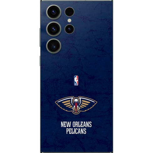 NBA New Orleans Pelicans Distressed Galaxy S24 Ultra Skin
