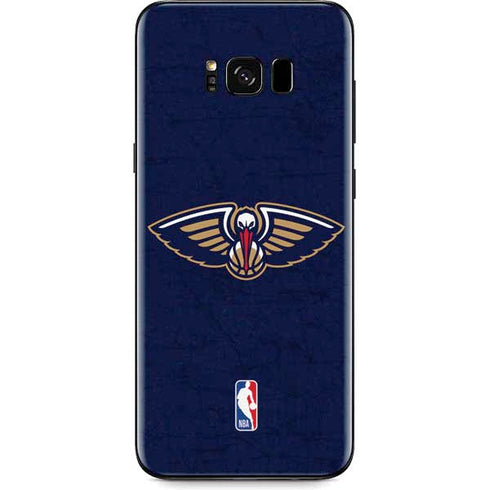 NBA New Orleans Pelicans Distressed Galaxy S8 Plus Skin