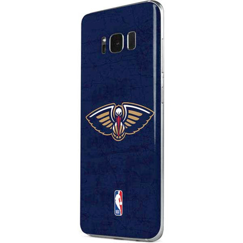 NBA New Orleans Pelicans Distressed Galaxy S8 Plus Skin