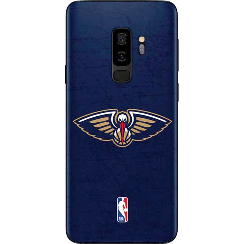 NBA New Orleans Pelicans Distressed Galaxy S9 Plus Skin