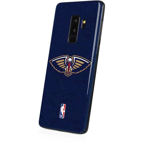 NBA New Orleans Pelicans Distressed Galaxy S9 Plus Skin