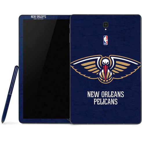 NBA New Orleans Pelicans Distressed Samsung Galaxy Tab Skin