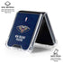 NBA New Orleans Pelicans Distressed Galaxy Z Flip6 Clear Case