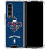 NBA New Orleans Pelicans Distressed Galaxy Z Fold4 5G Clear Case
