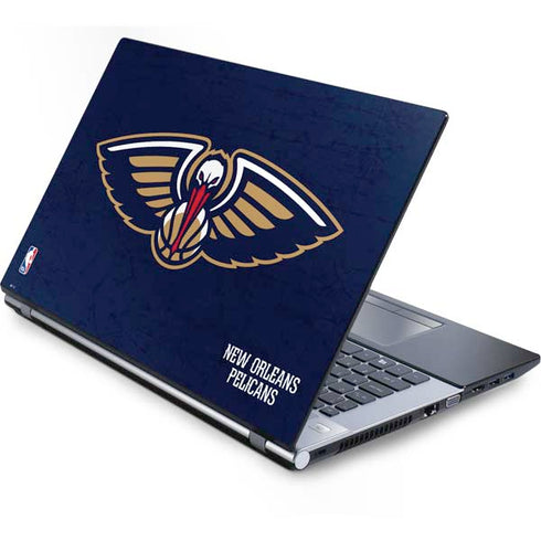 NBA New Orleans Pelicans Distressed Generic Laptop Skin