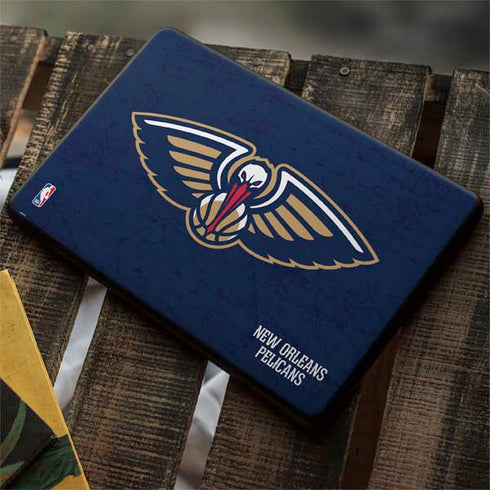 NBA New Orleans Pelicans Distressed Google Pixelbook Go Skin