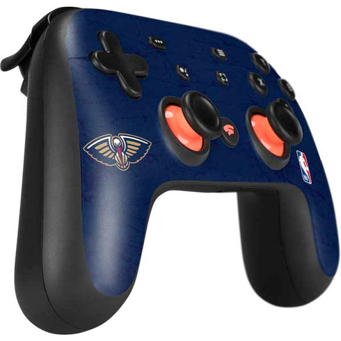 NBA New Orleans Pelicans Distressed Google Stadia Controller Skin