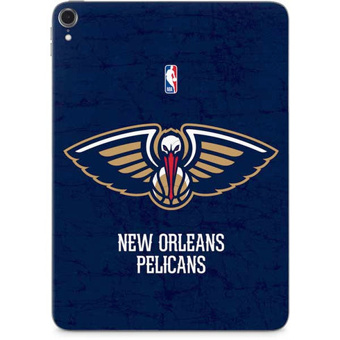 NBA New Orleans Pelicans Distressed Apple iPad Pro Skin