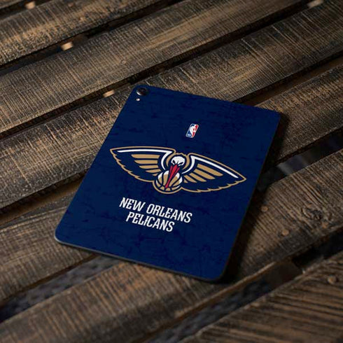 NBA New Orleans Pelicans Distressed Apple iPad Pro Skin