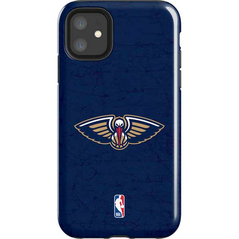 NBA New Orleans Pelicans Distressed iPhone 11 Impact Case