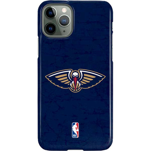 NBA New Orleans Pelicans Distressed iPhone 11 Pro Lite Case