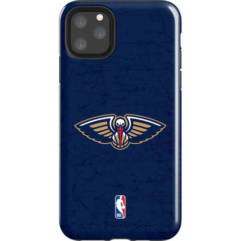 NBA New Orleans Pelicans Distressed iPhone 11 Pro Max Impact Case