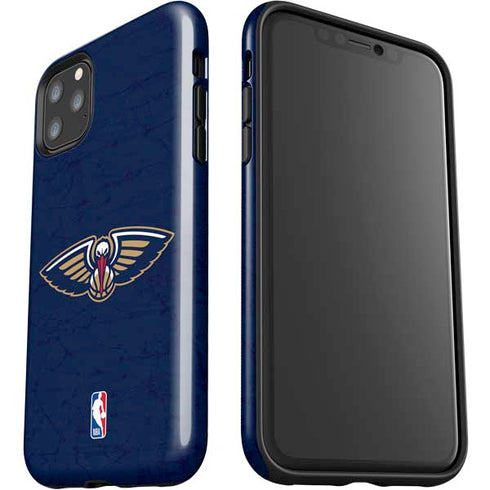 NBA New Orleans Pelicans Distressed iPhone 11 Pro Max Impact Case