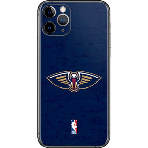 NBA New Orleans Pelicans Distressed iPhone 11 Pro Skin