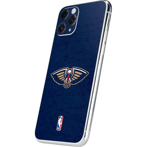 NBA New Orleans Pelicans Distressed iPhone 11 Pro Skin