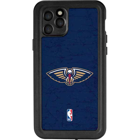 NBA New Orleans Pelicans Distressed iPhone 11 Pro Waterproof Case