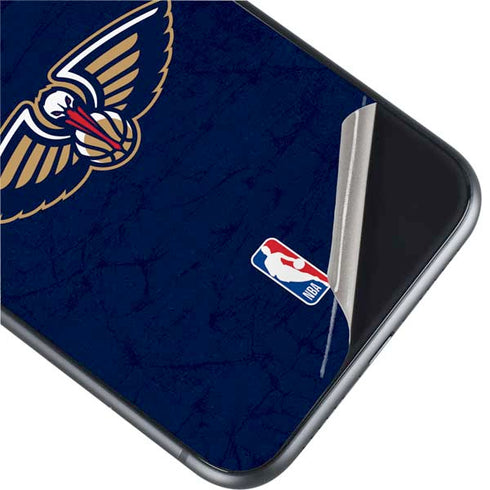 NBA New Orleans Pelicans Distressed iPhone 11 Skin