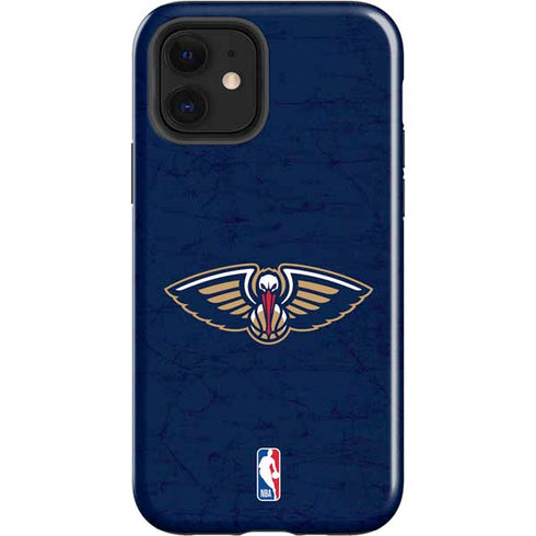NBA New Orleans Pelicans Distressed iPhone 12 Impact Case