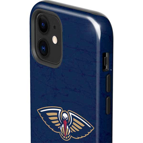 NBA New Orleans Pelicans Distressed iPhone 12 Impact Case