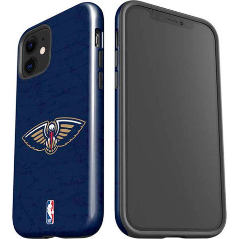 NBA New Orleans Pelicans Distressed iPhone 12 Impact Case
