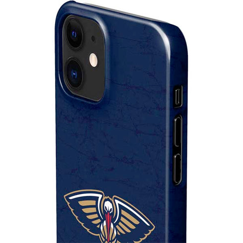 NBA New Orleans Pelicans Distressed iPhone 12 Mini Lite Case