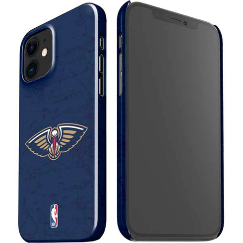 NBA New Orleans Pelicans Distressed iPhone 12 Mini Lite Case
