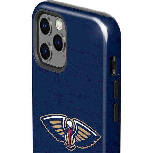 NBA New Orleans Pelicans Distressed iPhone 12 Pro Impact Case