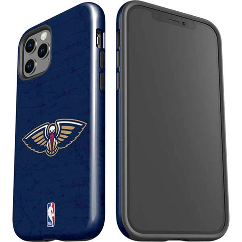 NBA New Orleans Pelicans Distressed iPhone 12 Pro Impact Case