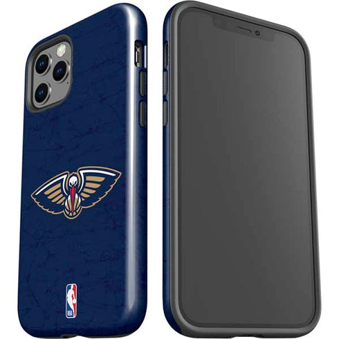 NBA New Orleans Pelicans Distressed iPhone 12 Pro Max Impact Case