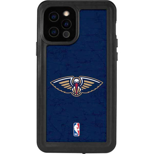 NBA New Orleans Pelicans Distressed iPhone 12 Pro Waterproof Case